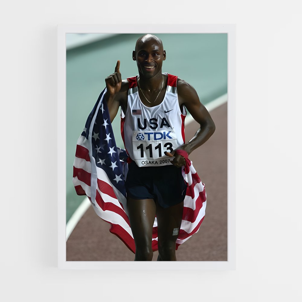 Poster L'Étoile de Doha – affiche Athlétisme (vue 3)